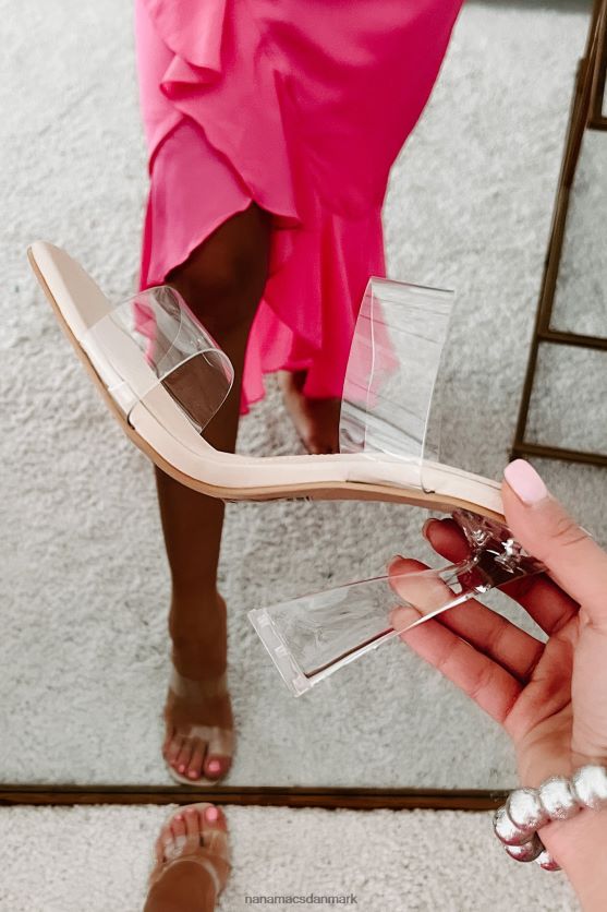 bad girl nation klare strop hæle NanaMacs XJPBDL3972 klar/taupe