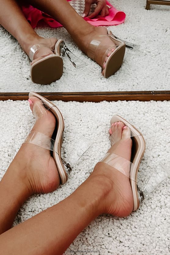 bad girl nation klare strop hæle NanaMacs XJPBDL3972 klar/taupe