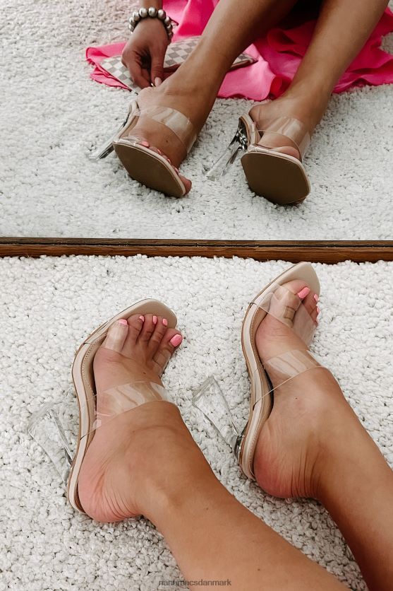 bad girl nation klare strop hæle NanaMacs XJPBDL3972 klar/taupe