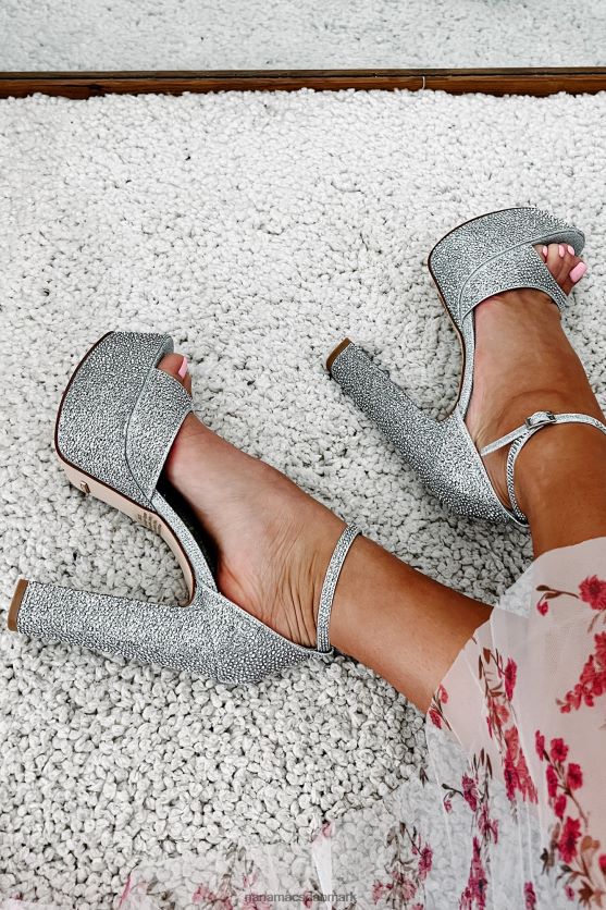 faize billini rhinestone platform hæle NanaMacs XJPBDL3934 sølv