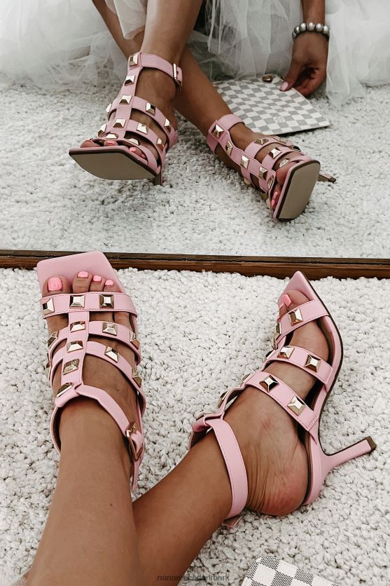 gladiatorhæle med hårde udfordrer NanaMacs XJPBDL3943 lyserød