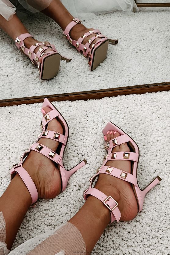 gladiatorhæle med hårde udfordrer NanaMacs XJPBDL3943 lyserød