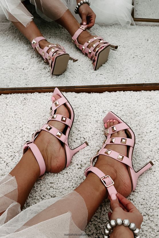 gladiatorhæle med hårde udfordrer NanaMacs XJPBDL3943 lyserød