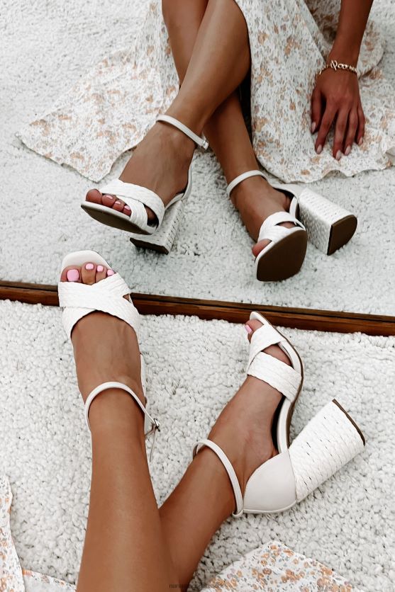 havnehåb flettede raffiahæle NanaMacs XJPBDL3955 off white