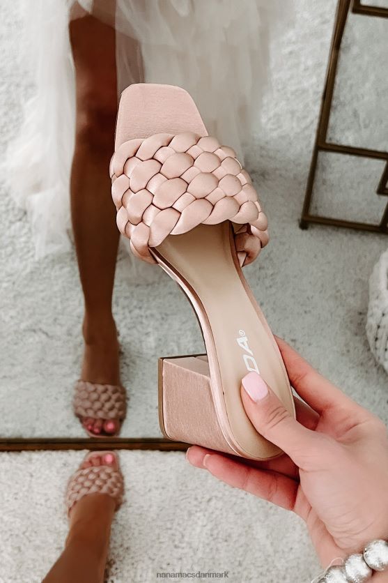 ingen undskyldninger her satinvævet sandal med hæle NanaMacs XJPBDL3940 lys lilla