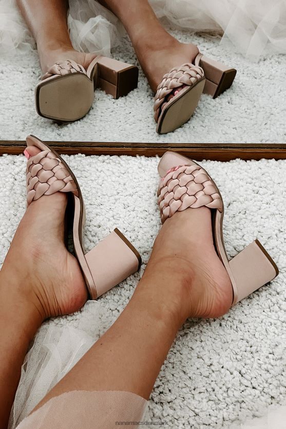 ingen undskyldninger her satinvævet sandal med hæle NanaMacs XJPBDL3940 lys lilla