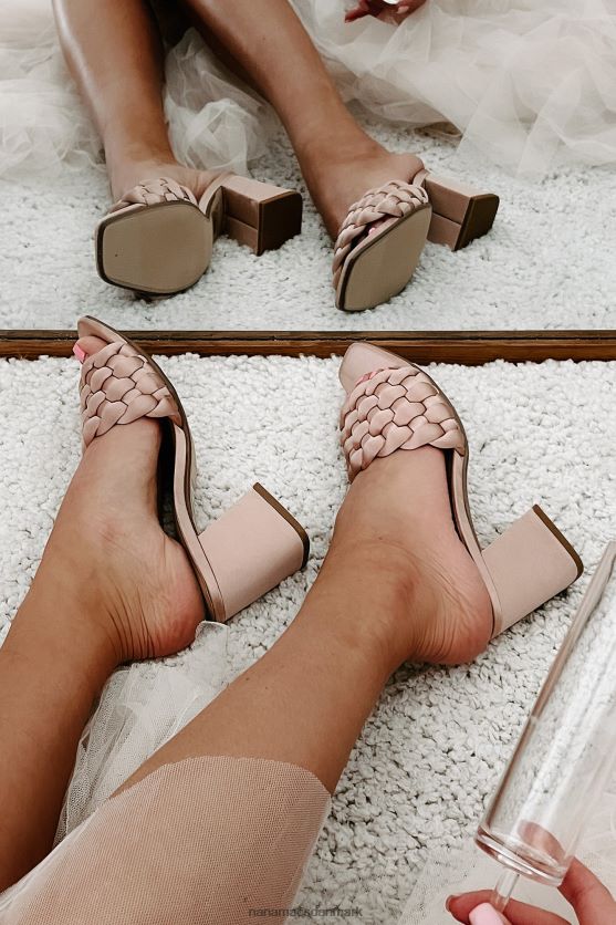 ingen undskyldninger her satinvævet sandal med hæle NanaMacs XJPBDL3940 lys lilla