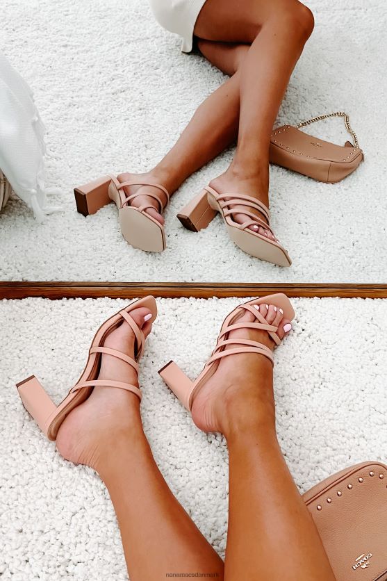 resort sandal med stropper og hæle NanaMacs XJPBDL3994 rødme