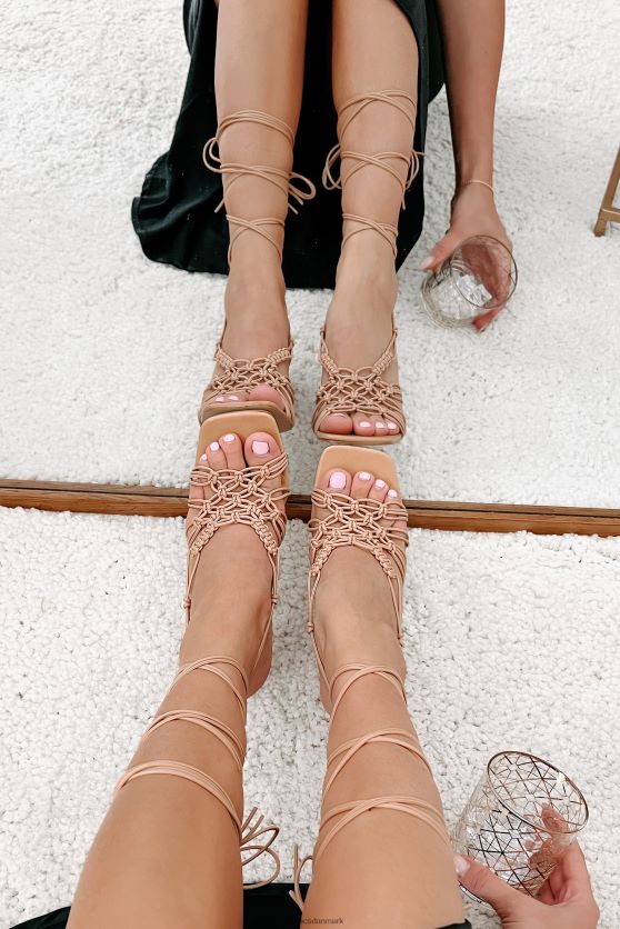 sahira flettet ankel bindebånd billini hæl NanaMacs XJPBDL3952 tan