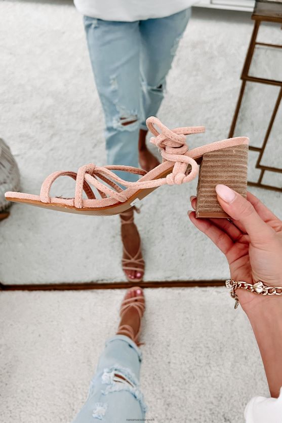 uden spørgsmål imiteret ruskind snørehæle NanaMacs XJPBDL3980 rødme