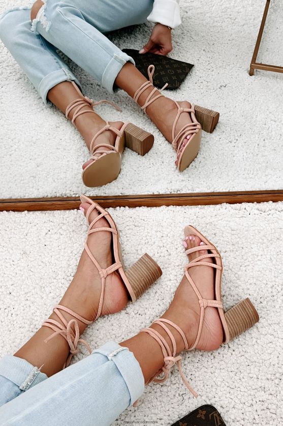 uden spørgsmål imiteret ruskind snørehæle NanaMacs XJPBDL3980 rødme