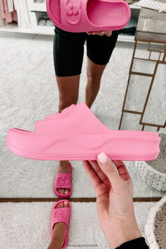altid chill pvc platform slide sandaler NanaMacs XJPBDL4033 Hot pink