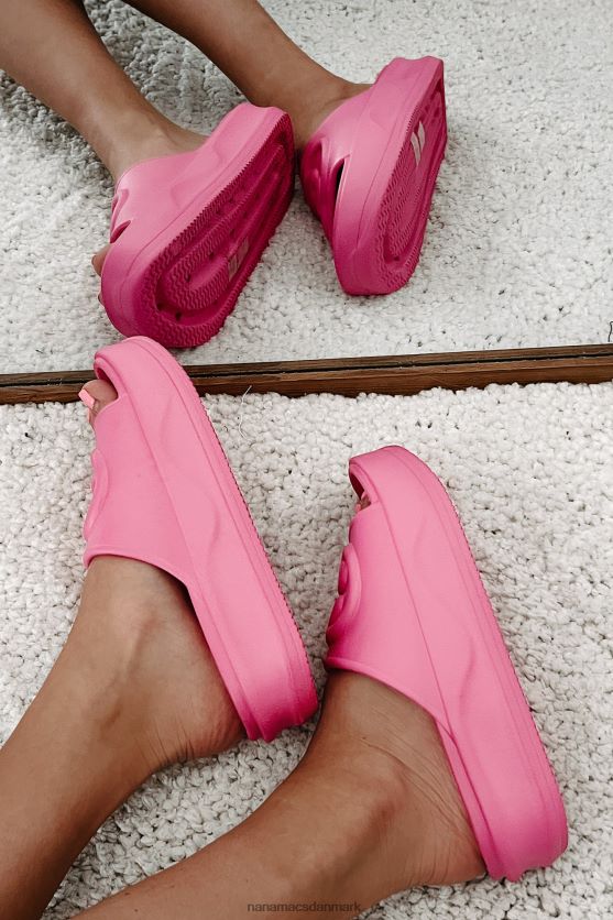 altid chill pvc platform slide sandaler NanaMacs XJPBDL4033 Hot pink