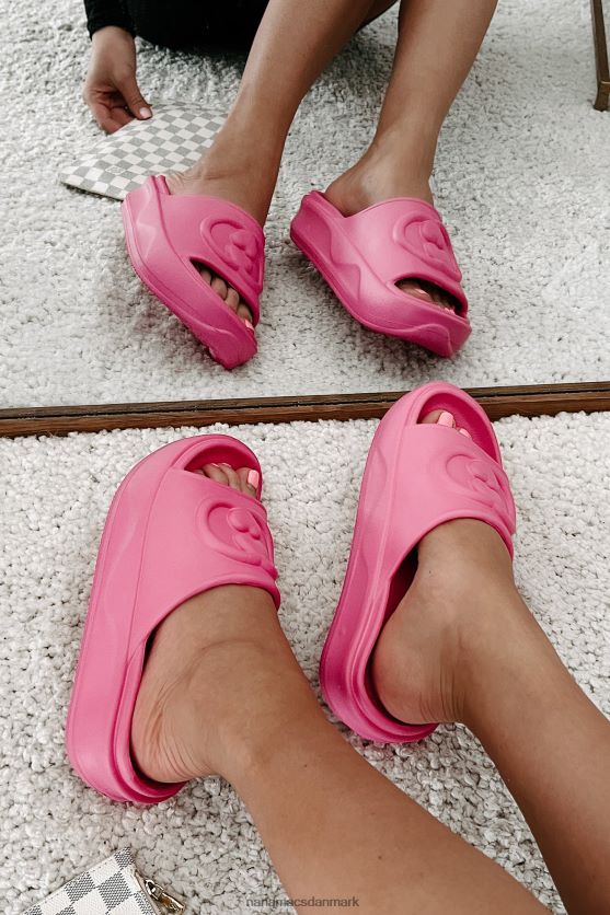 altid chill pvc platform slide sandaler NanaMacs XJPBDL4033 Hot pink