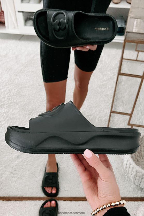 altid chill pvc platform slide sandaler NanaMacs XJPBDL4034 sort