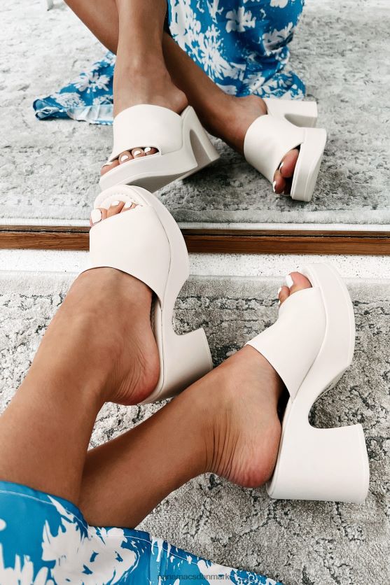 kyst charme platform sandaler NanaMacs XJPBDL3928 knogle