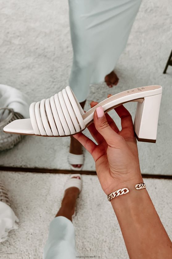 leverer perfektion sandaler med stropper og hæle NanaMacs XJPBDL3988 off white