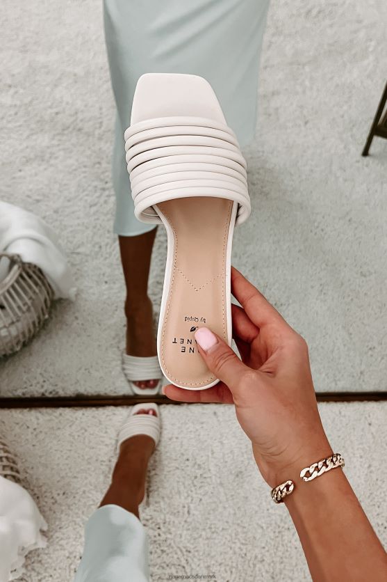 leverer perfektion sandaler med stropper og hæle NanaMacs XJPBDL3988 off white