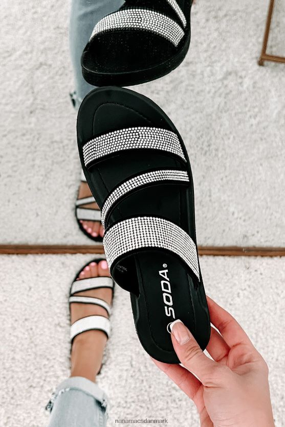 naveena rhinestone sandaler NanaMacs XJPBDL4017 sort