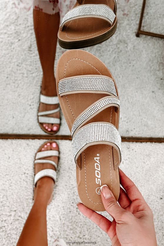naveena rhinestone sandaler NanaMacs XJPBDL4018 naturlig