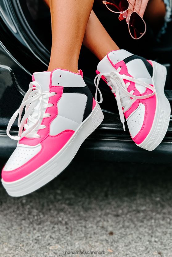 her for at samle high-top sneakers NanaMacs XJPBDL4046 Hot pink