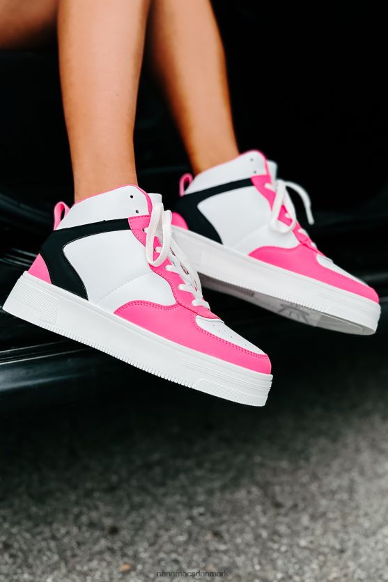 her for at samle high-top sneakers NanaMacs XJPBDL4046 Hot pink