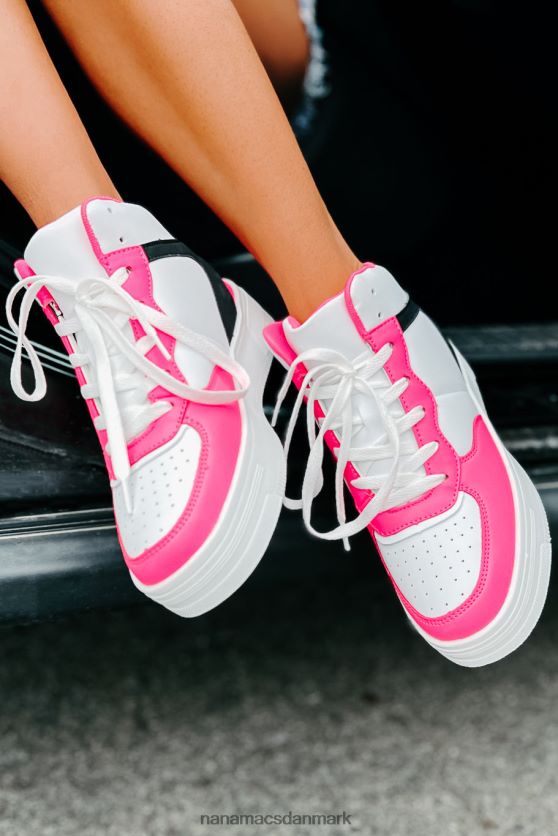 her for at samle high-top sneakers NanaMacs XJPBDL4046 Hot pink