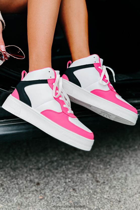 her for at samle high-top sneakers NanaMacs XJPBDL4046 Hot pink