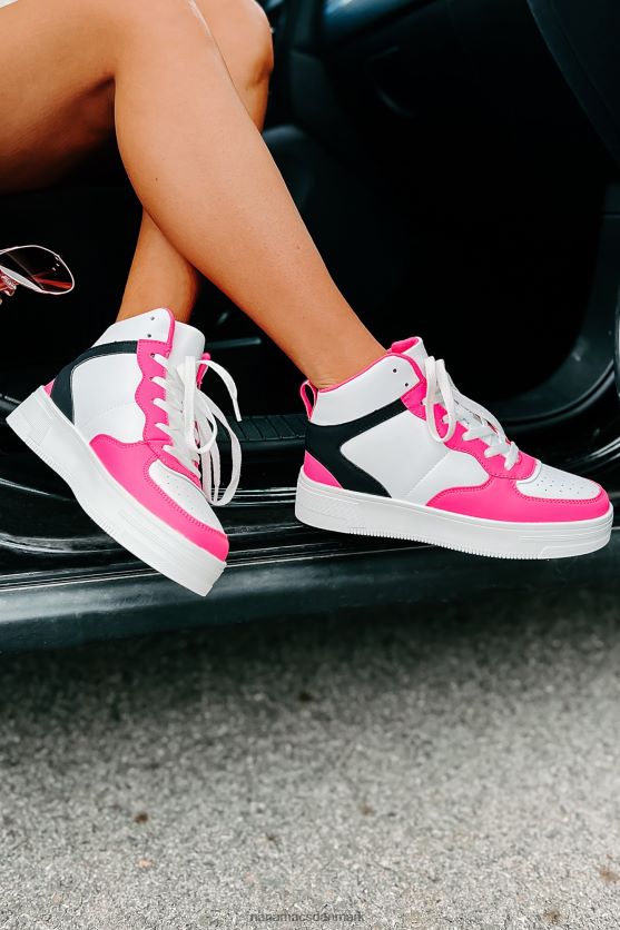 her for at samle high-top sneakers NanaMacs XJPBDL4046 Hot pink