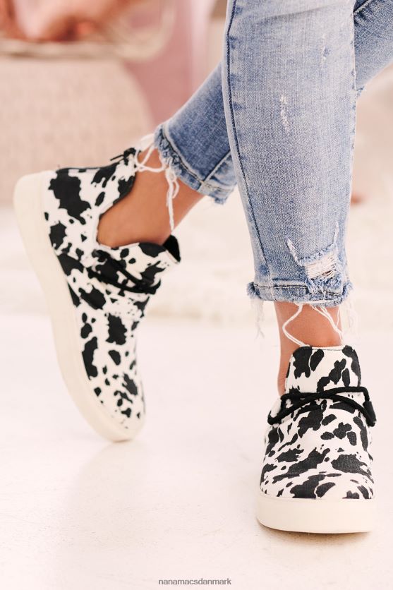 spotted perfection canvas sneakers NanaMacs XJPBDL4056 hvid sort