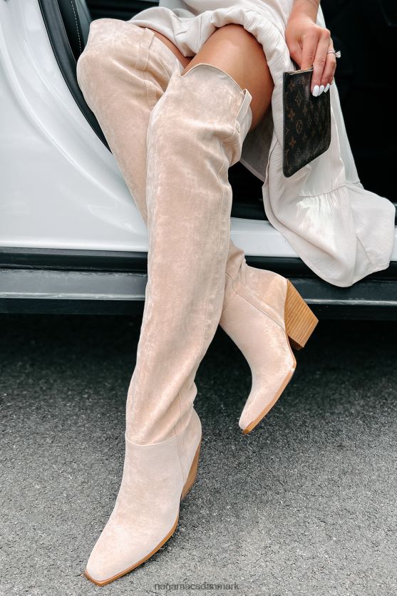 calahari imiteret ruskind over knæet billini støvler NanaMacs XJPBDL3865 sahara ruskind