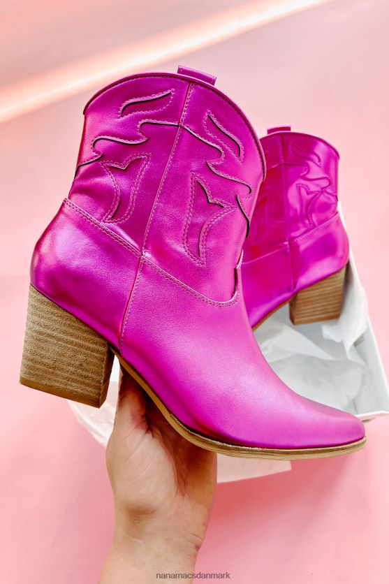 dirt road diva metalliske western støvler NanaMacs XJPBDL3894 fuchsia