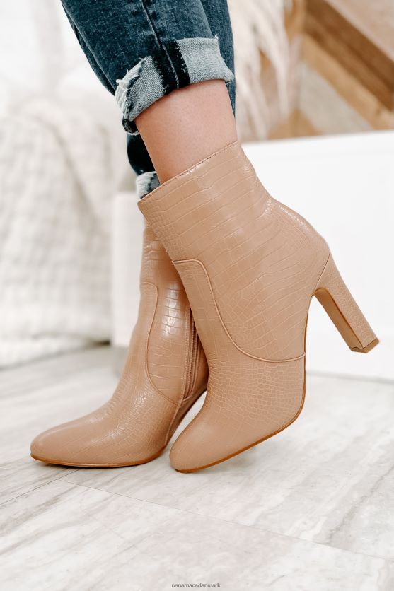 dræber spillet faux croc billini støvletter NanaMacs XJPBDL3909 honning krokodille