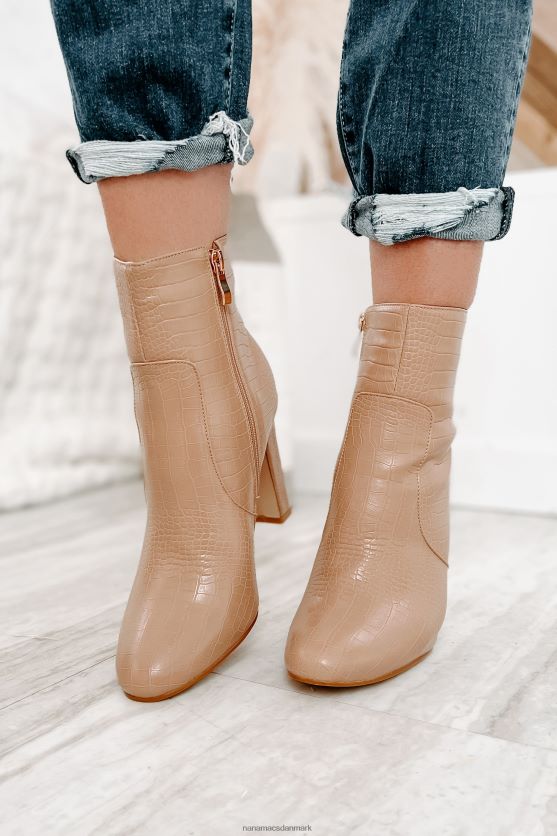 dræber spillet faux croc billini støvletter NanaMacs XJPBDL3909 honning krokodille