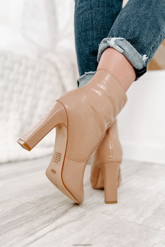 dræber spillet faux croc billini støvletter NanaMacs XJPBDL3909 honning krokodille