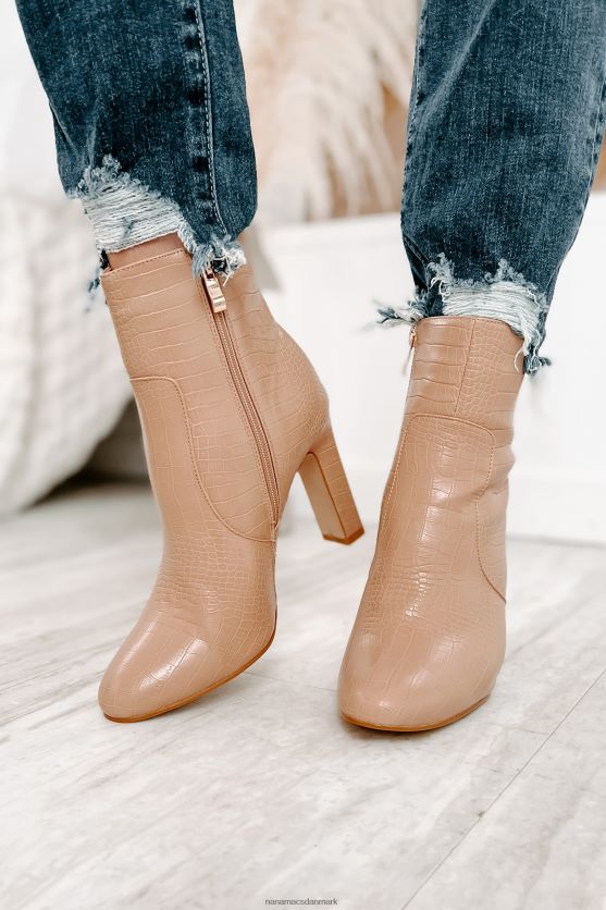 dræber spillet faux croc billini støvletter NanaMacs XJPBDL3909 honning krokodille