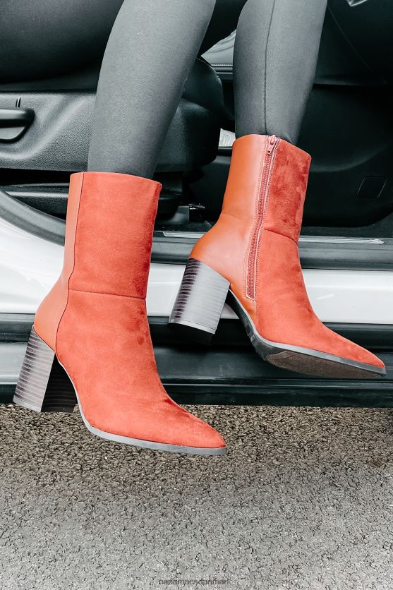 du skal tjene det imiterede ruskindsstøvler NanaMacs XJPBDL3918 mørk terracotta