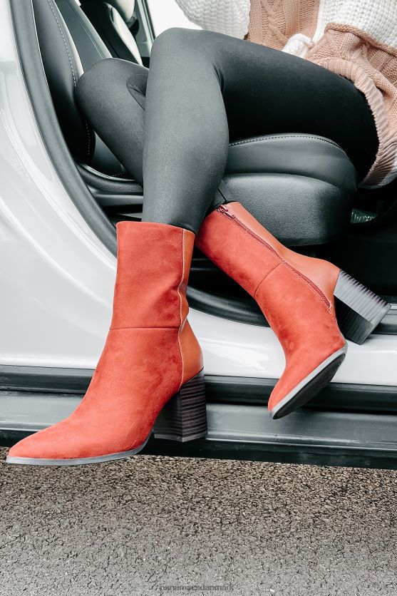 du skal tjene det imiterede ruskindsstøvler NanaMacs XJPBDL3918 mørk terracotta