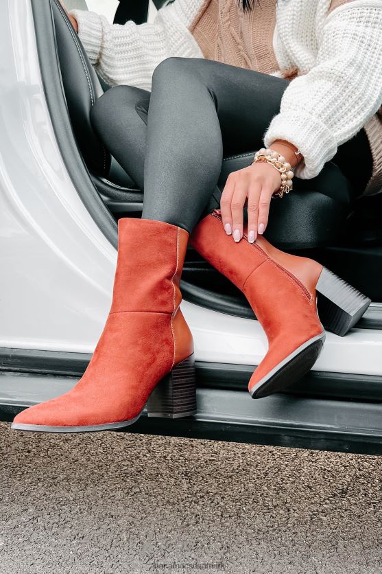 du skal tjene det imiterede ruskindsstøvler NanaMacs XJPBDL3918 mørk terracotta