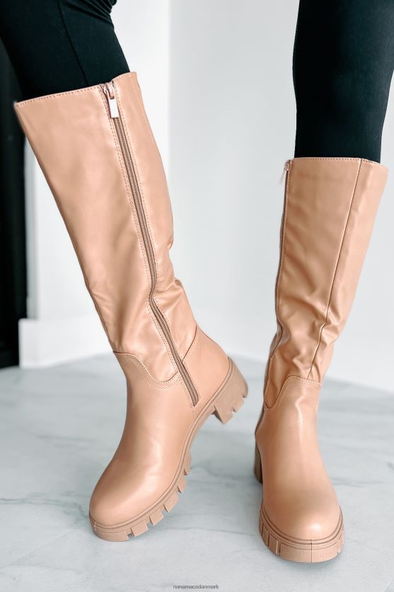 racing mod udryddelse knæhøje lug sål støvler NanaMacs XJPBDL3859 nøgen