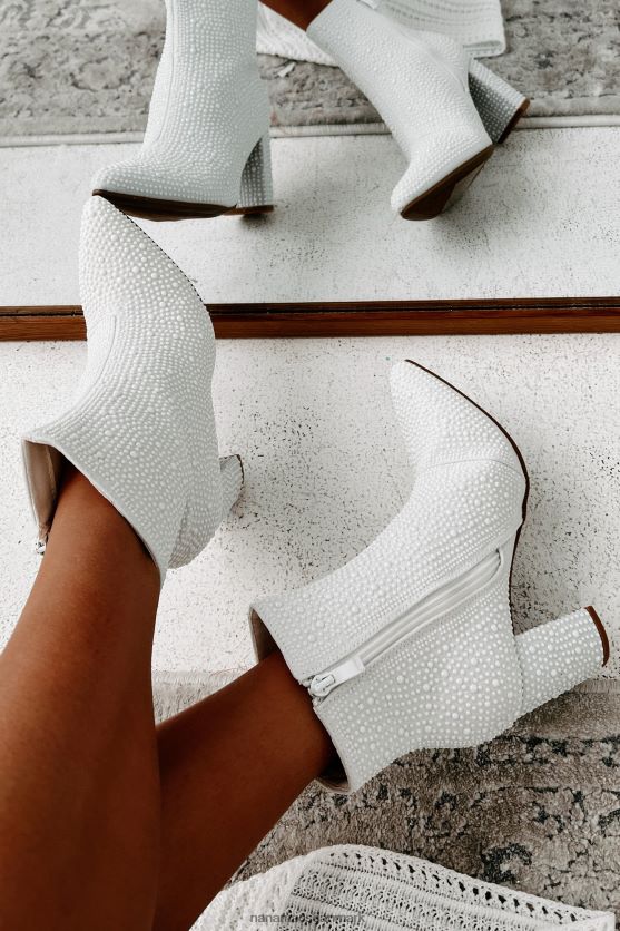 være som dolly beaded glitter støvler NanaMacs XJPBDL3888 elfenben