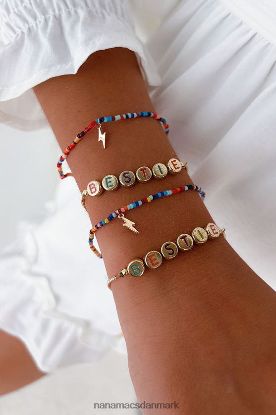 bedre med en bestie 4-delt perlearmbåndspakke NanaMacs XJPBDL4370 multi