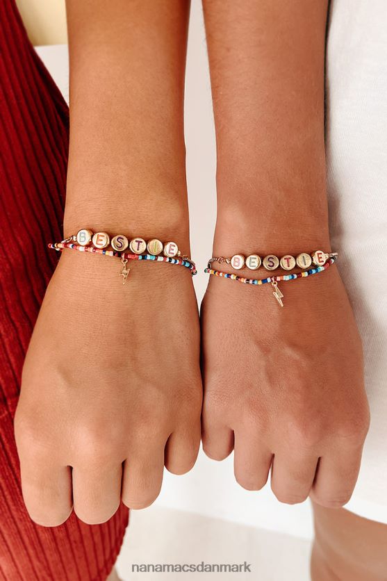 bedre med en bestie 4-delt perlearmbåndspakke NanaMacs XJPBDL4370 multi