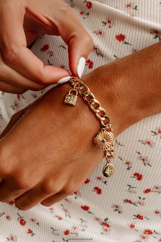 big spender charme armbånd NanaMacs XJPBDL4380 guld