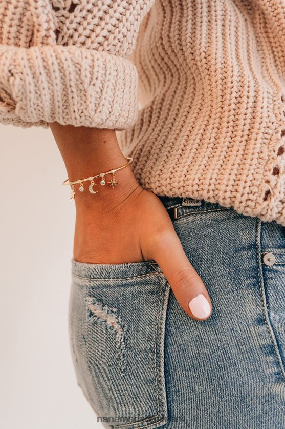 fanget ser justerbart armbånd NanaMacs XJPBDL4411 guld