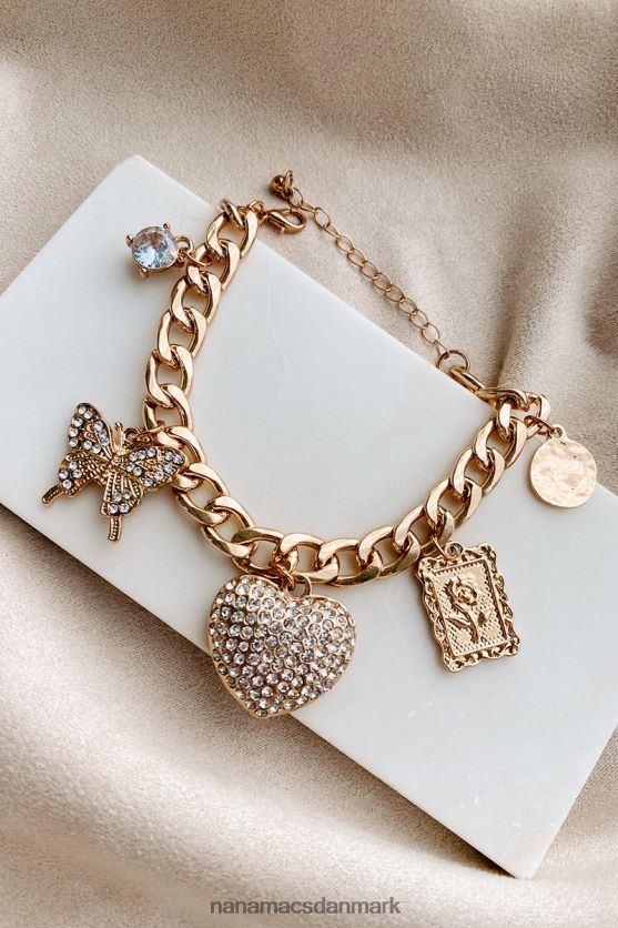 hun har gnist charm armbåndet NanaMacs XJPBDL4367 guld