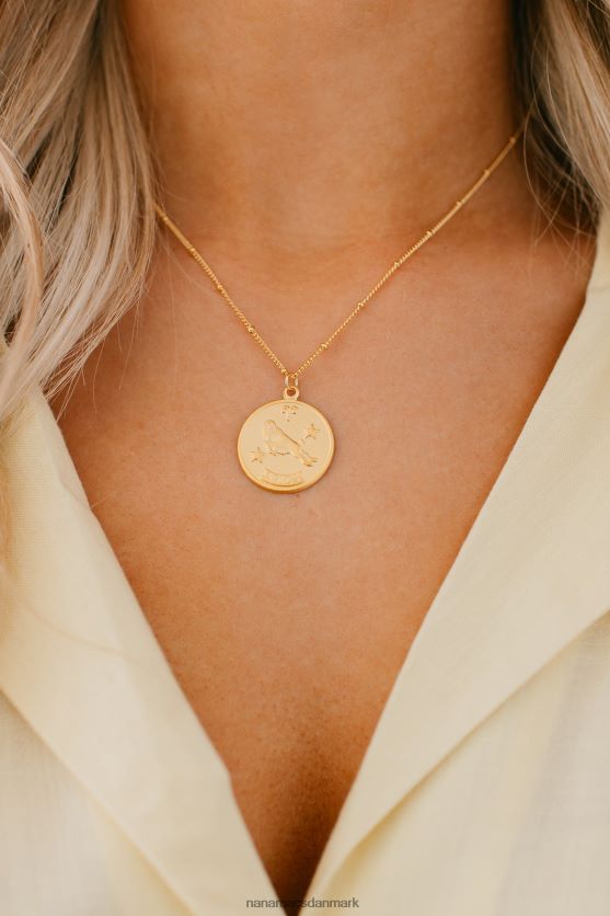 aries mønt halskæde NanaMacs XJPBDL4212 guld