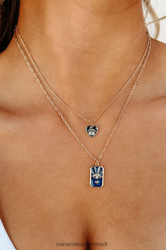 brændstof din fascination lagdelt halskæde NanaMacs XJPBDL4162 guld