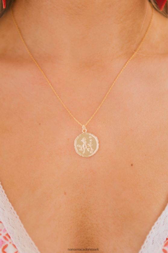 capricorn token vedhæng halskæde NanaMacs XJPBDL4225 guld