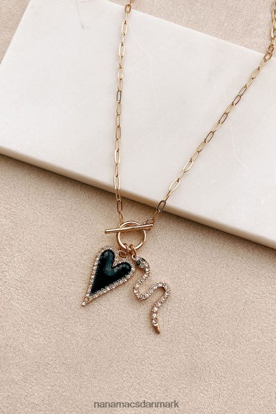 elsker bidt charme halskæde NanaMacs XJPBDL4179 guld